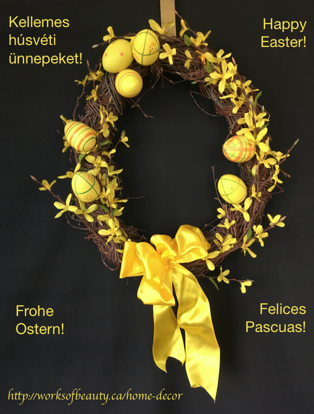 Picture of easter wreath